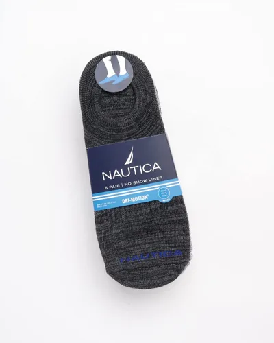 Vista 2 de Nautica Calcetines elásticos antideslizantes para hombre (6 unidades)