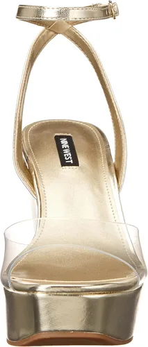 Vista 2 de NINE WEST Sandalias de cuña con correa al tobillo para mujer KLEAR3