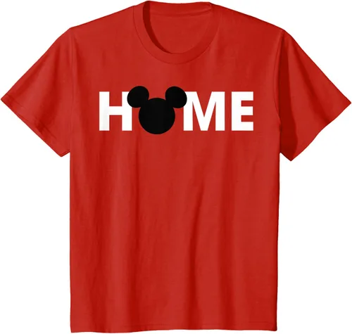 Vista 3 de Disney Mickey And Friends Mickey Silhouette Home - Camiseta, gris, S Gris Oscuro