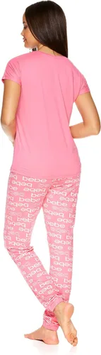 Vista 3 de bebe Conjunto de ropa de dormir de pijama y pantalones de descanso para mujer