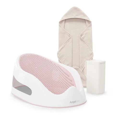 Vista 10 de Angelcare Soft-Touch - Soporte de baño y enjuague para bebé, color Aguamarina