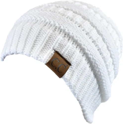 Vista 167 de C.C Trendy Warm Chunky Soft Stretch Cable Knit Beanie