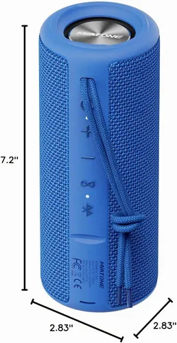 Vista 8 de MIATONE Altavoces Boombox al Aire Libre Portátiles Bluetooth Altavoces Inalámbricos Impermeables - Azul