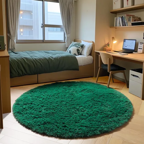 Vista 30 de ONASAR - Alfombra de pasillo negra de 2 x 6 pies, esponjosa, lavable, ultrasuave, afelpada, peluda, tapete para bebés, dormitorio de niños, armario