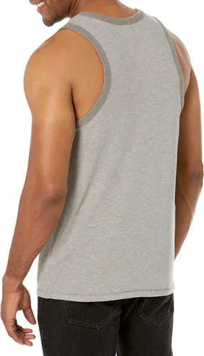 Vista 2 de Alternative Camiseta sin mangas para hombre, sin mangas con cuello de timbre