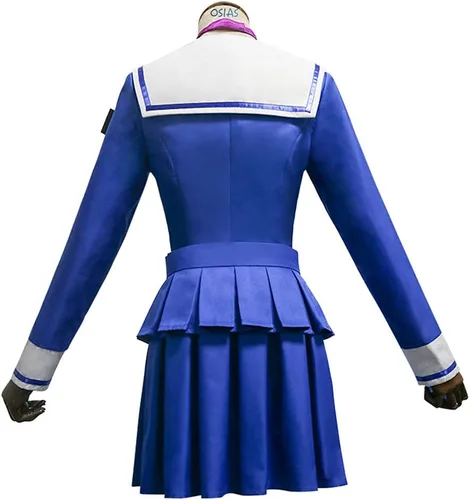 Vista 32 de OSIAS Traje de cosplay Disfraz de anime estilo campus japonés