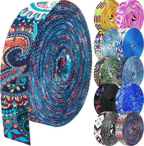 Vista 50 de 1.5 pulgadas Correa de nailon con patrón, correas de cinturón de nailon, correas para bolso, correas para mochila, cinturón de nailon