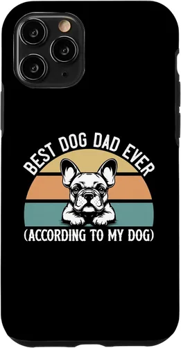 Vista 29 de French Bulldog Lover Best Dog Dad Ever Funny Pet Parent Gift Case for iPhone 17