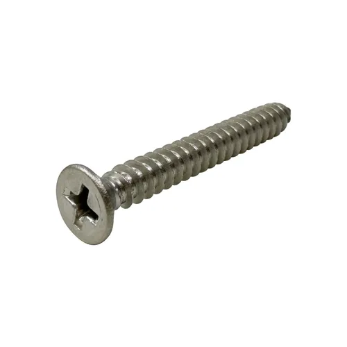 Vista 19 de Tornillos de madera M4x10mm, tornillo Phillips de cabeza plana de acero inoxidable, tornillo autorroscante de cabeza avellanada Phillips