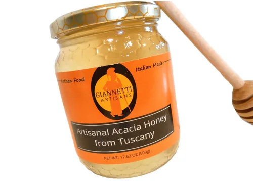 Vista 8 de Giannetti Artisans Miel de acacia italiana cruda Toscana, 17.63 oz