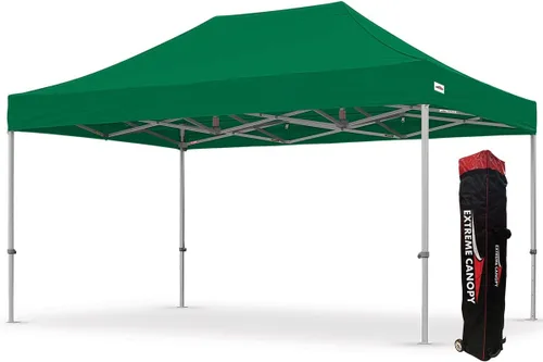 Vista 13 de Extreme Canopy Tienda de campaña desplegable instantánea de aluminio resistente comercial (rojo, 10 pies x 10 pies)