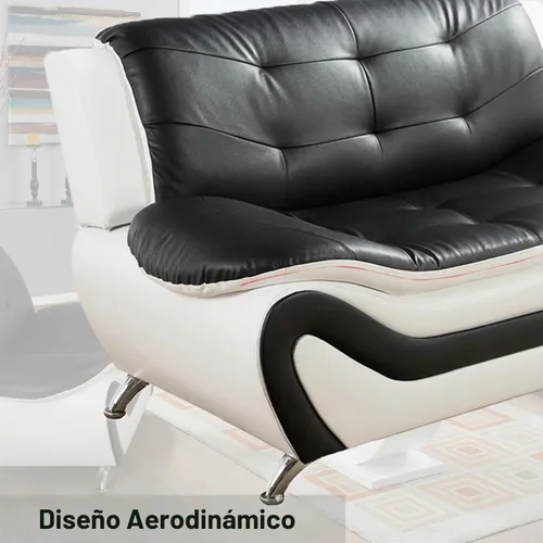 Vista 4 de Sofás de cuero, juego de sofás de sala, sofá para dormitorio, apartamento, juegos de muebles de sala de estar de cuero