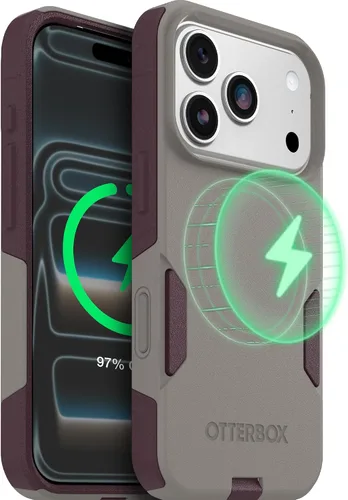 Vista 45 de OtterBox - Carcasa para iPhone 17 Commuter Series, color negro