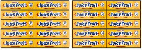 Vista 9 de Juicy Fruit Gum WRIGLEY'S - Goma de mascar a granel, 5 palitos (paquete de 40)