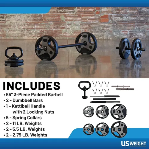 Vista 3 de US Weight Juegos de pesas multifunción