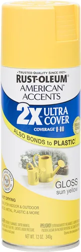 Vista 6 de Rust Oleum 280720 American Accents Ultra Cover 2X Pintura en aerosol, color Satin Lagoon, 12 onzas Laguna Satinado