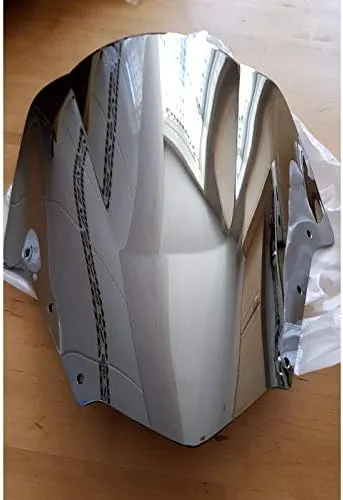 Vista 9 de GLoyer Motorcycle Windshield Windscreen Compatible with 2007 2008 2009-2012 2013 2014 2015 Compatible with FZ1 1000 S FZ1S Fazer Wind Screen Smoke