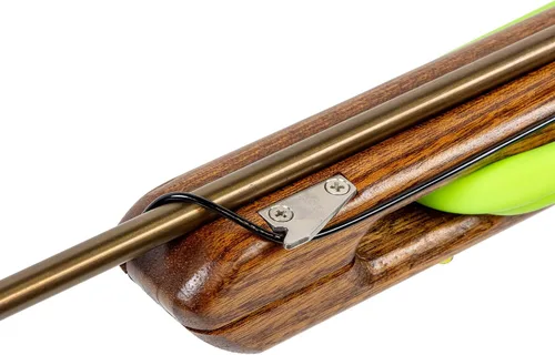 Vista 3 de JBL Fusil submarino Woody Elite Performance para pesca submarina, apnea, buceo, pesca, buceo, barril de caoba, eje de acero inoxidable, bozal
