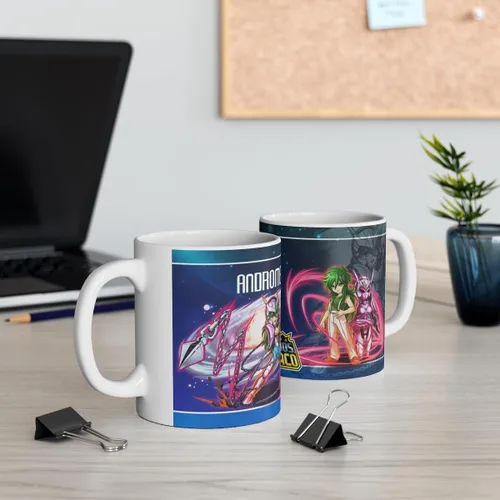 Vista 5 de Andromeda, Los Caballeros Del Zodiaco, Taza de cerámica 11Oz