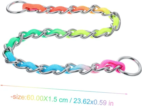 Vista 8 de balacoo 1 correa de tracción de arco iris, suministros cómodos para mascotas y uso diario, fácil de instalar y quitar, elegante
