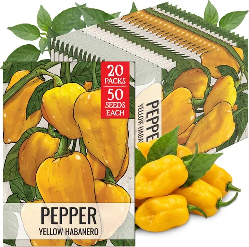 Vista 70 de Seed Needs - Semillas de pimiento arcoíris para plantar verduras, 1 paquete