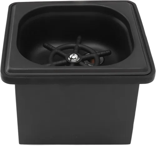 Vista 9 de Semme Stainless Steel Pitcher Rinser Automatic Glass Cup Washer for Kitchen Sink From Opening Easy Installation for Bars Cafes and Restaurants