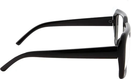 Vista 8 de grinderPUNCH Gafas transparentes de nerd negras de gran tamaño, para hombre y mujer, disfraz cuadrado