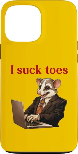 Vista 23 de Funda para iPhone 12 Pro Max Funny Feet Lover Lamiendo los dedos del pie Humor extraño I Chuck Toes