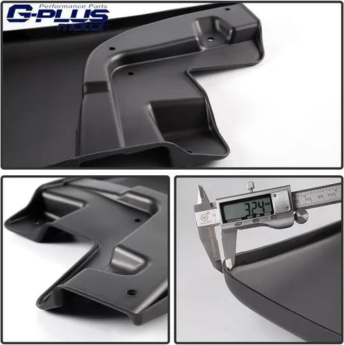 Vista 6 de G-PLUS Guardabarros moldeados resistentes compatibles con Toyota Tacoma 2005-2015, guardabarros protectores contra salpicaduras 2 piezas