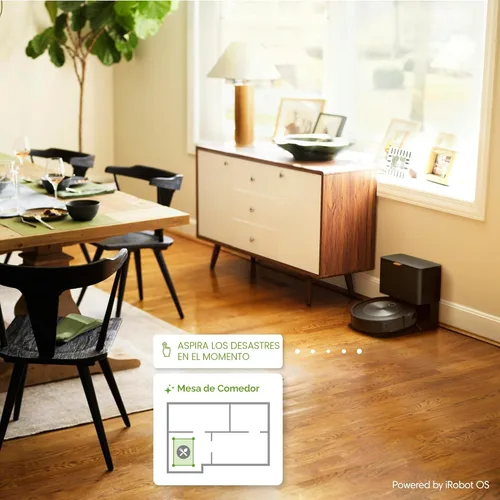 Vista 6 de iRobot Roomba j7+ (7550) Robot aspirador con vaciado automático – Utiliza la navegación PrecisionVision para identificar y evitar objetos como