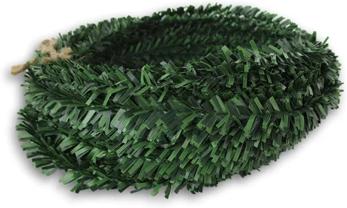 Vista 2 de My Little Christmas Guirnalda de cinta de alambre de pino - 30 pies, 5016258, verde, 9 pies
