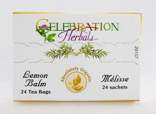 Vista 7 de Celebration Herbals Bolsas de té de bálsamo de limón orgánico, 24