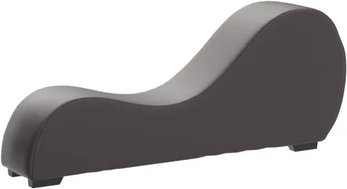 Vista 4 de Kolar - Sillón de yoga de piel sintética, relajación, estiramiento, color marrón
