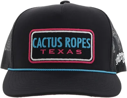 Vista 61 de HOOEY Adjustable Snapback Trucker Hat with Cactus Ropes Logo