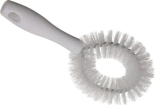 Vista 3 de SPARTA 4016402 Cepillo curvado de plástico, cepillo vegetal con cerdas rígidas para cocinas comerciales, 8.75 pulgadas, blanco