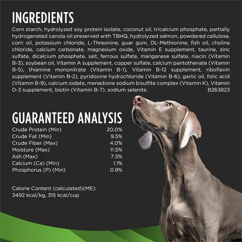 Vista 4 de Pro Plan Veterinary Diets Purina Canine HA Salmón 1x6 lb US