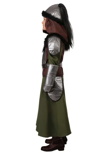 Vista 3 de Disfraz de Genghis Khan para Niños Multicolor