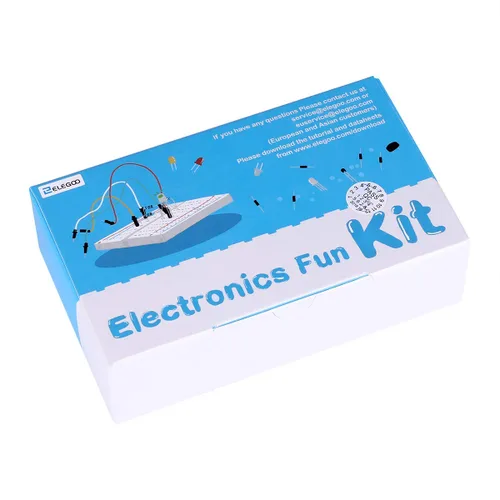 Vista 6 de ELEGOO Paquete de kit electrónico divertido con tabla de pan, 235 artículos