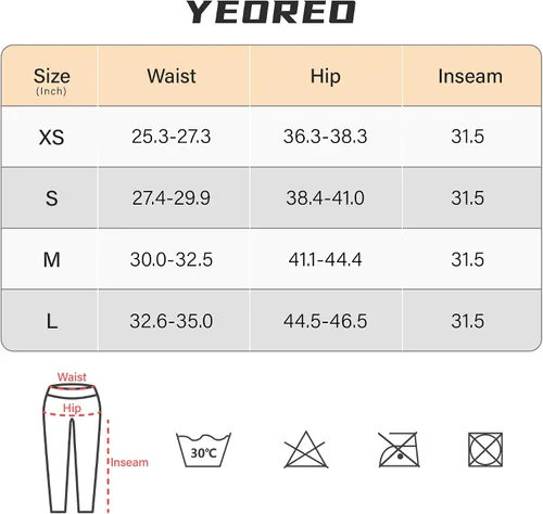 Vista 6 de YEOREO Leggings acampanados para levantamiento de glúteos, pierna ancha, cintura alta, 31.5 pulgadas, pantalones de yoga para entrenamiento