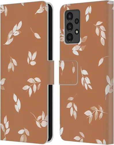 Vista 283 de Head Case Designs Officially Licensed Ninola Ditsy Flowers Yellow Nature Bold Leather Wallet Case Compatible with Samsung Galaxy A07 4G
