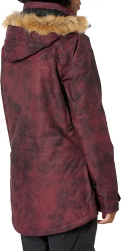 Vista 2 de Volcom Fawn - Chaqueta con capucha para mujer con aislamiento para snowboard y esquí, Violeta (Violet Ice)