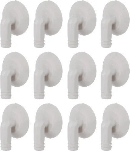 Vista 4 de Tnfeeon Air Conditioner Drain Hose, Accessories Conditioner Drain Outlet Elbow Fitting for Replacement 12PCS 4.23oz Air Hose, 1 Inch PP LeakProof AC