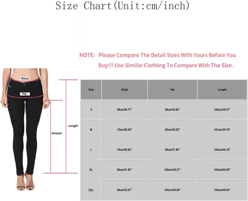 Vista 4 de FEDULK Leggings de mezclilla para mujer, cintura alta, control de abdomen, cómodos pantalones elásticos