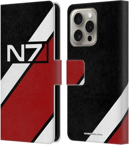 Vista 109 de Head Case Designs Funda de piel con licencia oficial de EA Bioware Mass Effect Cerberus Logo Graphics tipo cartera compatible con Apple iPhone 11