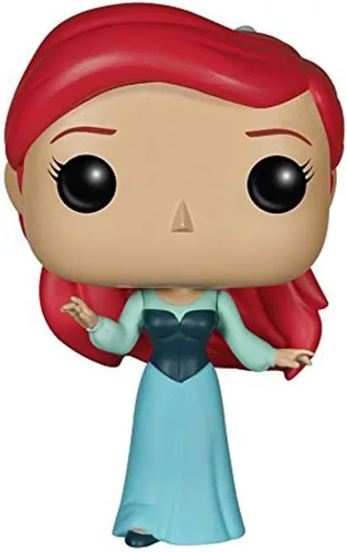 Vista 2 de Funko Disney Little Mermaid Ariel - Figura de vinilo pop con vestido azul