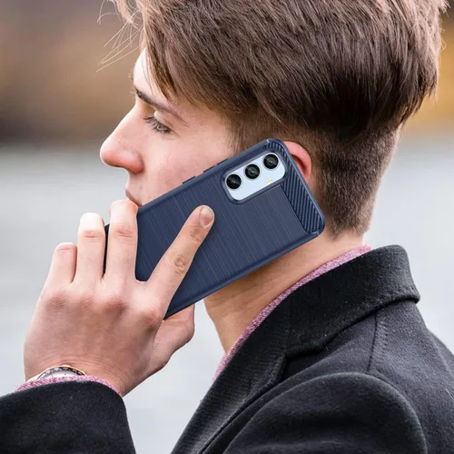 Vista 7 de yuanming Funda para Galaxy A54 5G, con protector de pantalla HD, absorción de golpes, funda protectora de goma suave de TPU flexible para Samsung