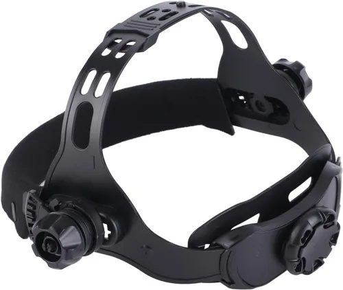 Vista 7 de Kit de diadema ajustable de repuesto para casco de soldadura ABS con acolchado que absorbe el sudor (negro)