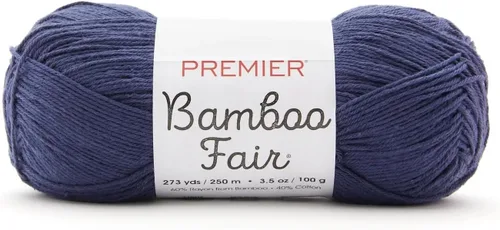 Vista 12 de Premier Yarns Hilo de bambú Fair DK, para tejer y tejer, mezcla de algodón para tejido y ganchillo en climas cálidos, color marfil
