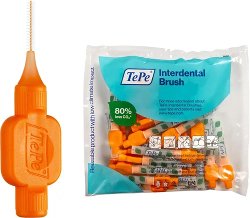 Vista 6 de TePe Cepillo Interdental Original, Rosa, para limpiar los huecos de los dientes, 25 piezas