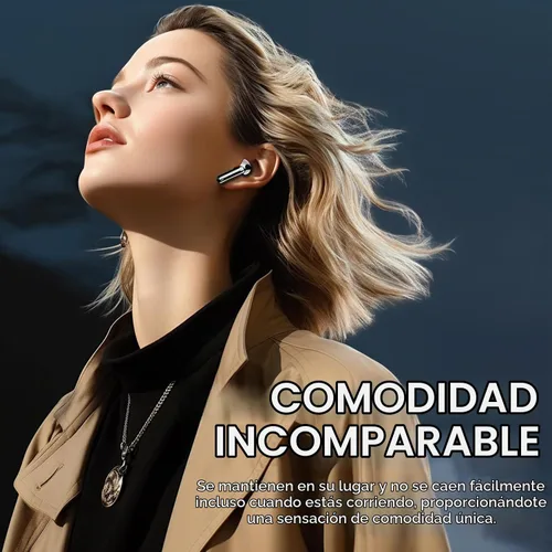 Vista 7 de Auriculares inalámbricos Bluetooth con cancelación de ruido, auriculares Bluetooth 5.4 con controladores dinámicos estéreo, 40H de tiempo